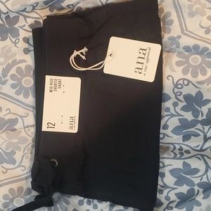 a.n.a black shortie shorts size 12